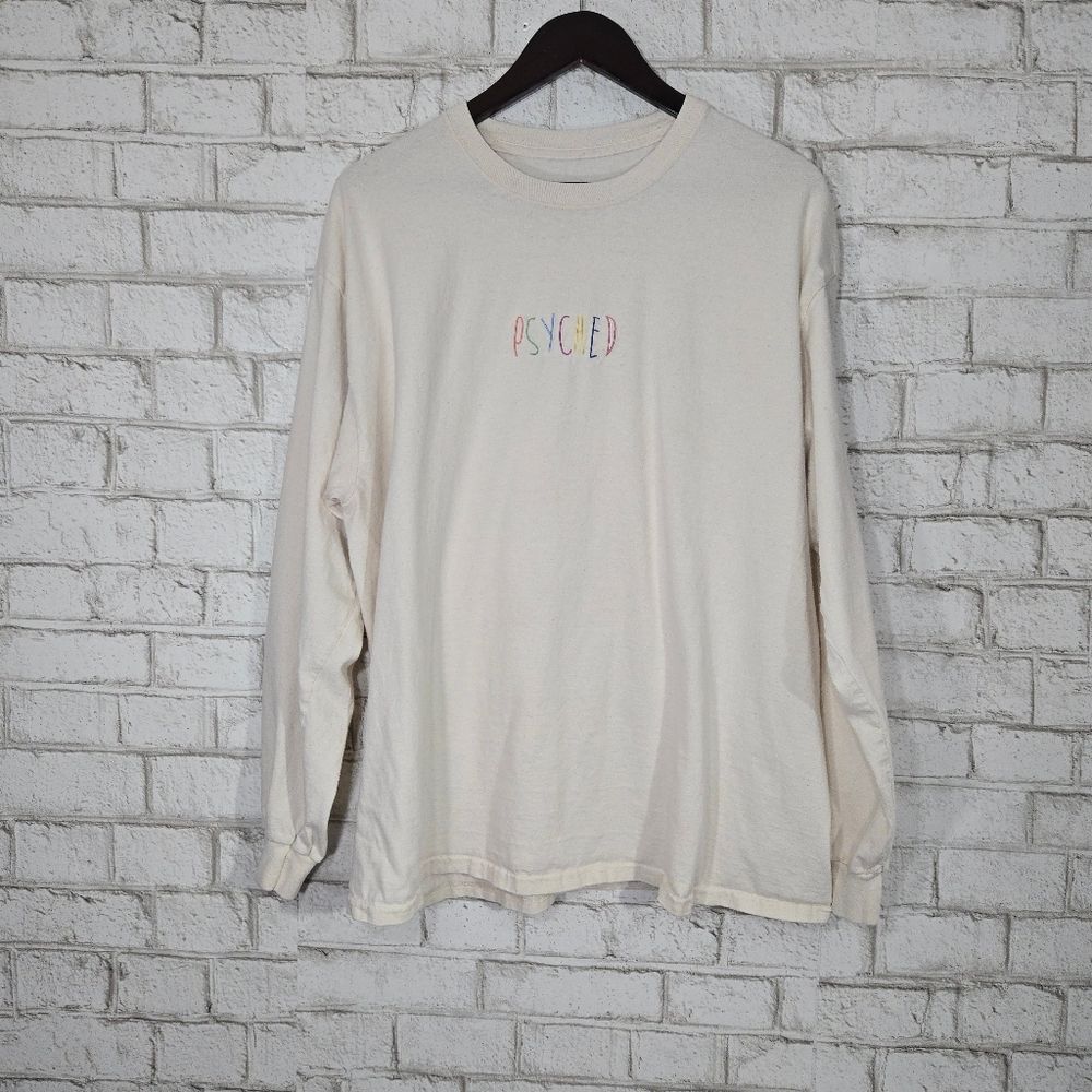 PacSun "Psyched" long sleeve tee